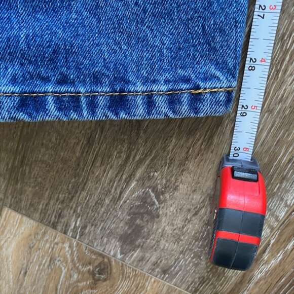 Levi’s 505 Men’s Jeans 34 Blue Straight Leg Classic Fit Cotton Dark wash Denim - Picture 10 of 12